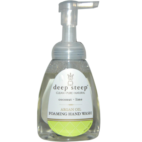 DEEP STEEP: Argan Oil Foaming Hand Wash Coconut Lime 8 oz