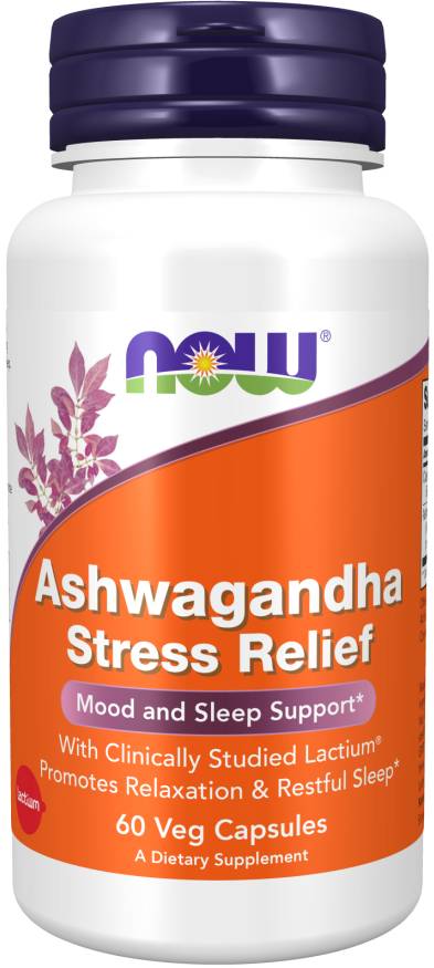 Now: Ashwagandha Stress Relief 60 Vcaps