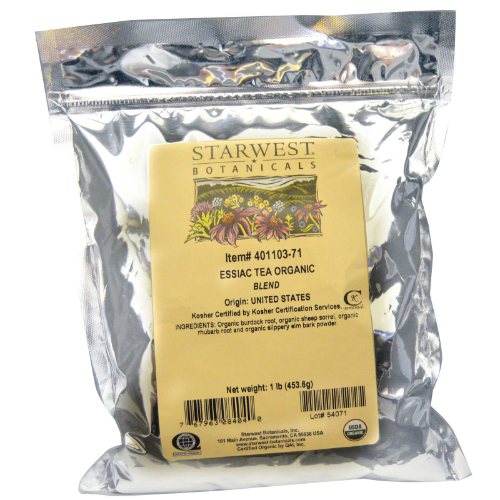 STARWEST BOTANICALS: Organic Essiac Tea 1 lb