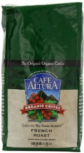Cafe Altura: COFFEE ORGANIC WHOLE BEAN FRENCH ROAST 1 LB x 4 bags