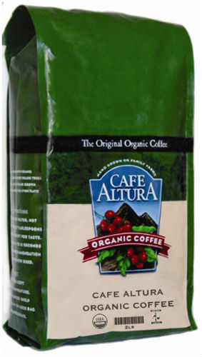 COFFEE ORGANIC WHOLE BEAN ESPRESSO ROAST 1 LB x 4 bags from Cafe Altura