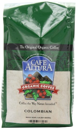Cafe Altura: COFFEE ORGANIC COLOMBIAN 1 LB x 5 bags