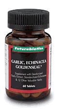 FUTUREBIOTICS: Garlic-Echinacea-Goldenseal Plus 60 tabs