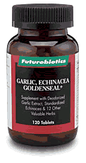 FUTUREBIOTICS: Garlic-Echinacea-Goldenseal 120 tabs