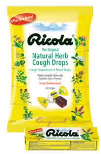 RICOLA: Cough Drops Echinacea Original Herb 3 oz bag