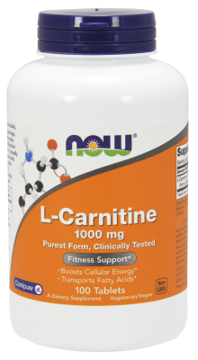 NOW: CARNITINE TARTRATE 1000mg 100 TABS