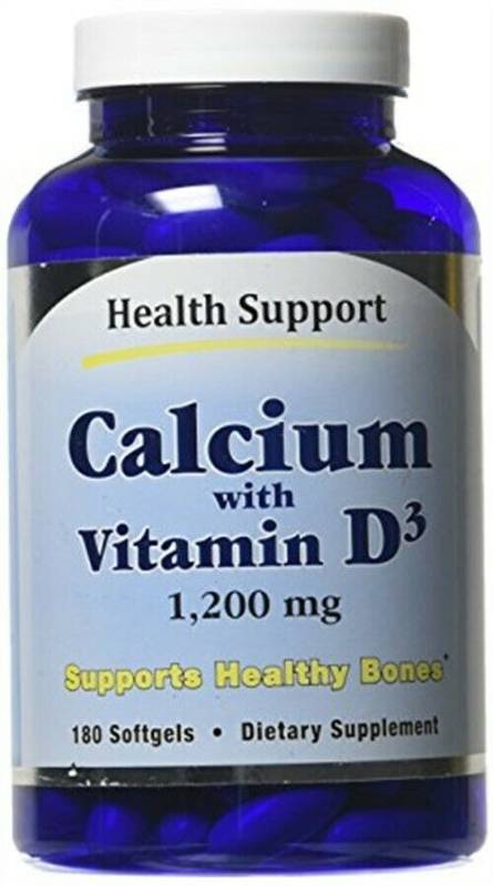 HEALTH SUPPORT: Calcium With Vitamin D3 180 softgel