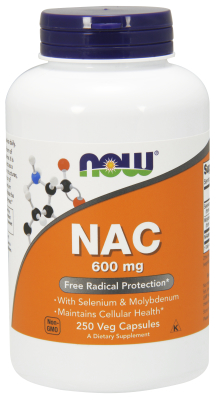 NAC-ACETYL CYSTEINE 600mg   250 CAPS, 1