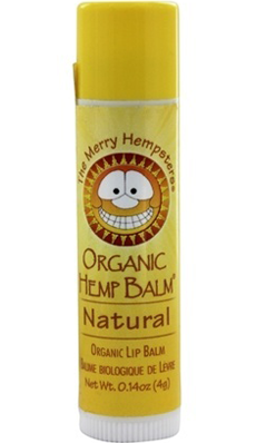 MERRY HEMPSTERS: Organic Hemp Lip Balm Unscented .14 oz