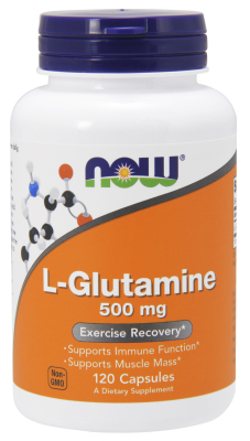 glutamine 500mg  - more available like powders at vitanetonline.com  