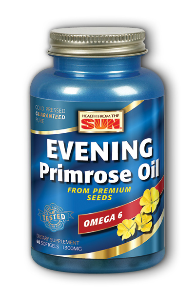 HEALTH FROM THE SUN: Evening Primrose Oil Deluxe 1300mg 50 caps
