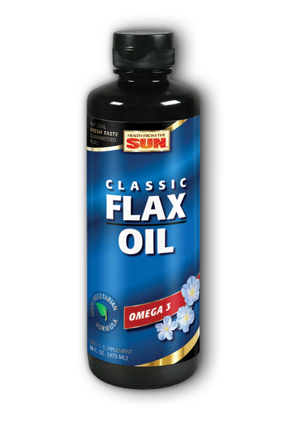 HEALTH FROM THE SUN: Omega-3 Flax Oil (Herbicide & Pesticide Free) 16 oz