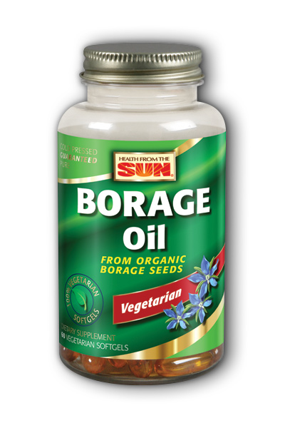 HEALTH FROM THE SUN: 100 Percent Vegetarian Borage Oil Softgel 60 ct