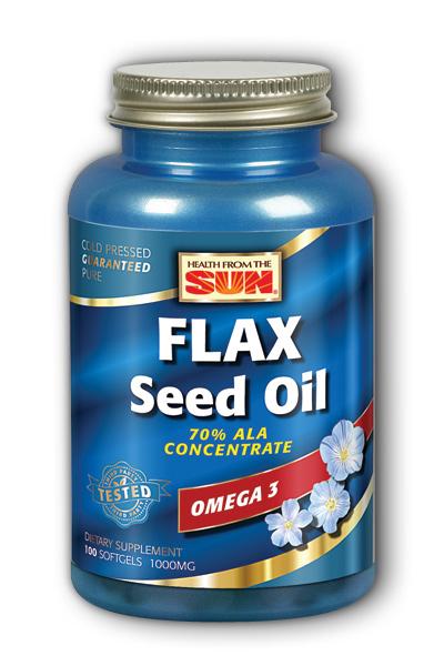 Flax Seed Oil 100 Softgel from HEALTH FROM THE SUN