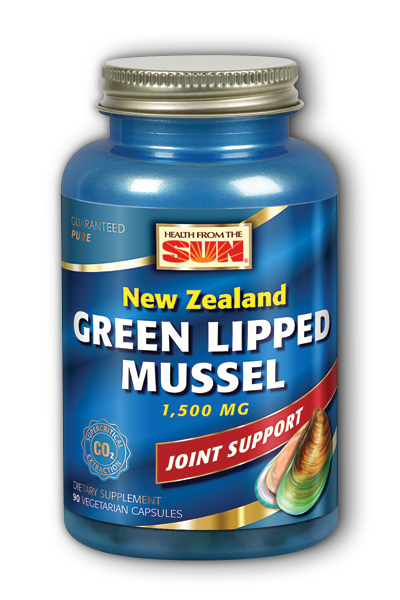 Health From The Sun: Green Lipped Mussel 1500mg 90 Vcaps