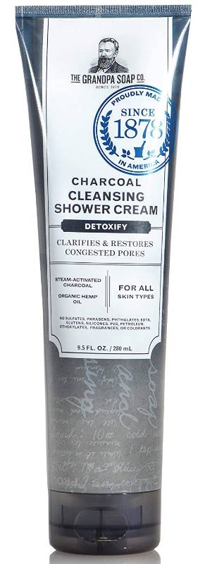GRANDPA'S BRANDS: Charcoal Cleansing Shower Cream 9.5 ounce
