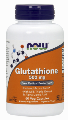 L-Glutathione 500mg Plus, 60 Vcaps