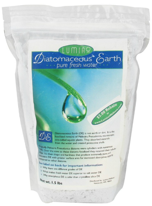 LUMINO WELLNESS: Pure Food Grade Diatomaceous Earth 1.5 lb