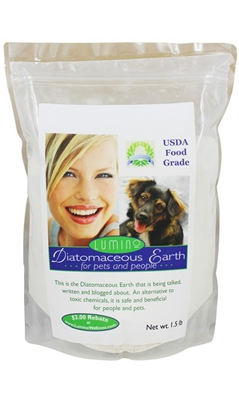 LUMINO WELLNESS: Food Grade Diatomaceous Earth for Pets And People 1.5 lb