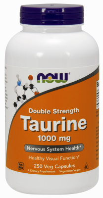 NOW: TAURINE 1000mg 250 CAPS