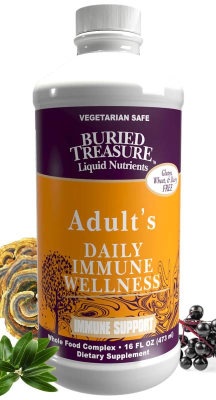 BURIED TREASURE: Adult's Daily Immune Wellness 16 oz