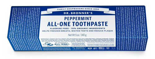 DR. BRONNER'S MAGIC SOAPS: All-One Toothpaste Peppermint 5 oz