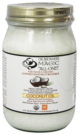 Buy VIRGIN COCONUT OIL WHITE KERNL 14OZ from DR. BRONNER'S MAGIC SOAPS ...