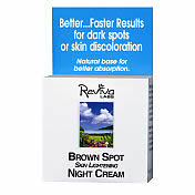 REVIVA: Brown Spot Night Cream With Kojic Acid 1 oz