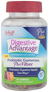 SCHIFF/BIO FOODS: Digestive Advantage Probiotic Gummies Plus Fiber 65 ct