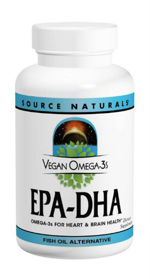 SOURCE NATURALS: Vegan Omega-3s EPA-DHA 300 mg 90 vcaps