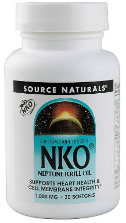 NKO Neptune Krill Oil 1000 mg 90 softgels from SOURCE NATURALS