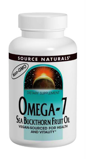 Omega-7 Sea Buckthorn Fruit Oil 60 softgels from SOURCE NATURALS