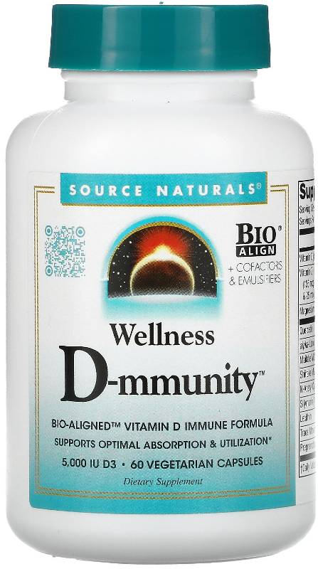 Source Naturals: Wellness D-mmunity 60 Veg Caps