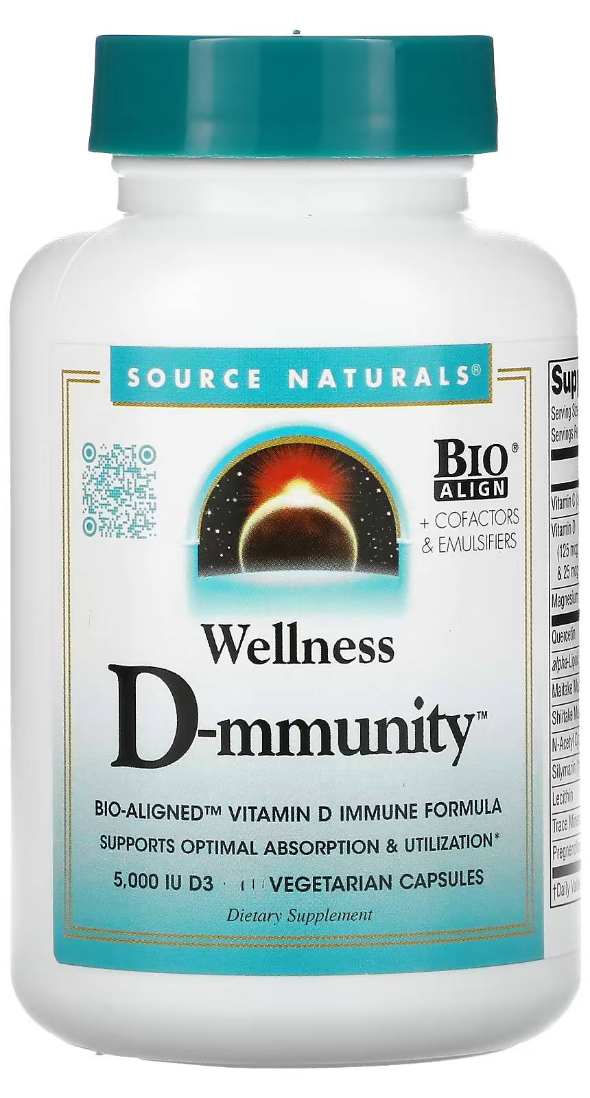 Source Naturals: Wellness D-mmunity 120 Veg Caps