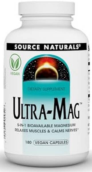 SOURCE NATURALS: Ultra-Mag 180 CAPVEGI