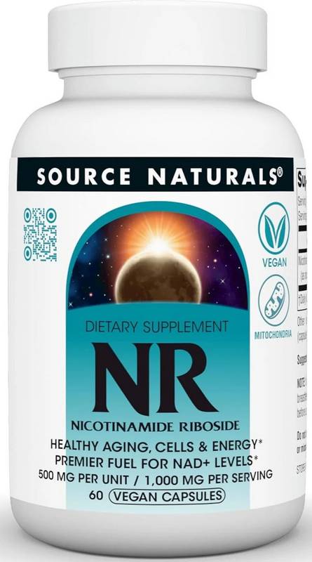 NR Nicotinamide Riboside 500mg, 60 Vegan Caps