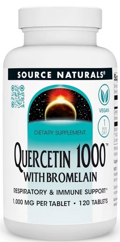 Source Naturals: Quercetin 1000 with Bromelain 120 Tabs