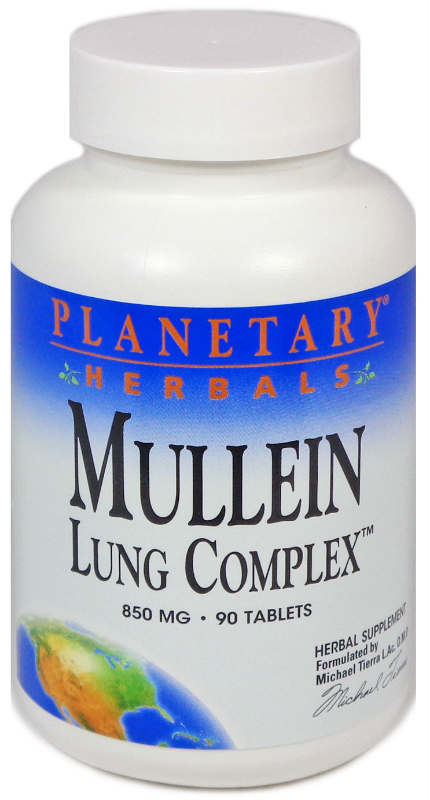 PLANETARY HERBALS: Mullein Lung Complex™ 850 mg 90 tablet