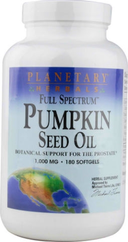 Pumpkin Seed Oil 1000 mg Full Spectrum, 180 softgels