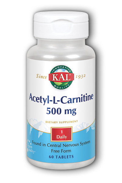 Kal: Acetyl-L-Carnitine 60ct 500mg