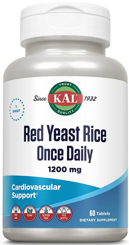 Kal: Once Daily Red Yeast Rice 60 ct
