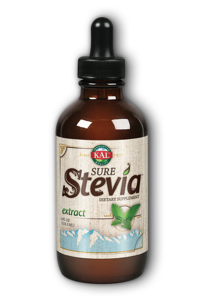 Kal: Sure Stevia Liquid Extract 4 oz