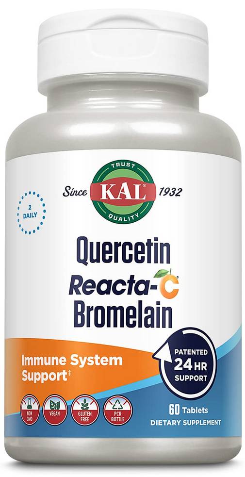 KAL: Quercetin Reacta-C Bromelain 60 Tab