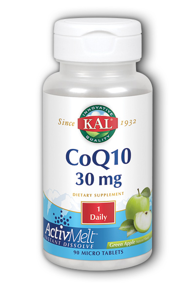 KAL: CoQ10 ActivMelt (Green Apple) 90 ct Loz