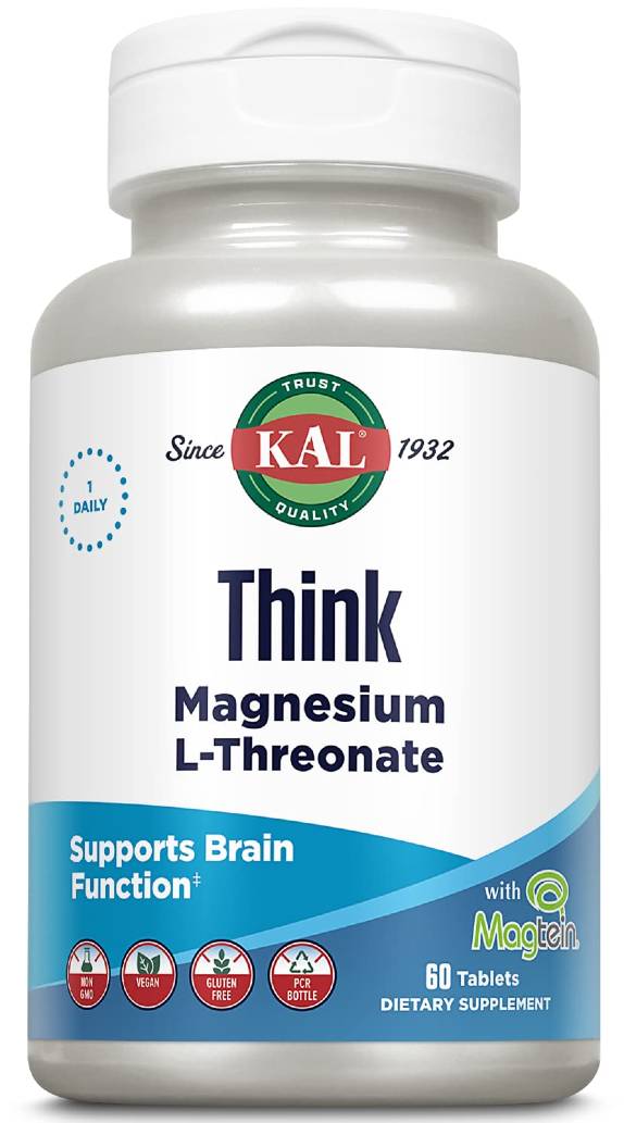 Kal: Think Magnesium L-Threonate 60 Tablets