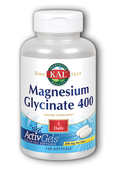 KAL: Magnesium Glycinate 400 ActivGels (400 mg) 120 ct Sg