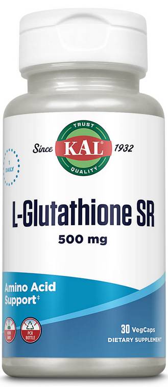 KAL: L-Glutathione 500mg SR 30 VegCaps