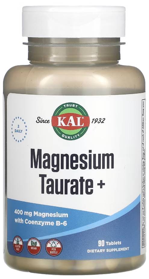 KAL: Magnesium Taurate Plus 400mg 90 Tablets