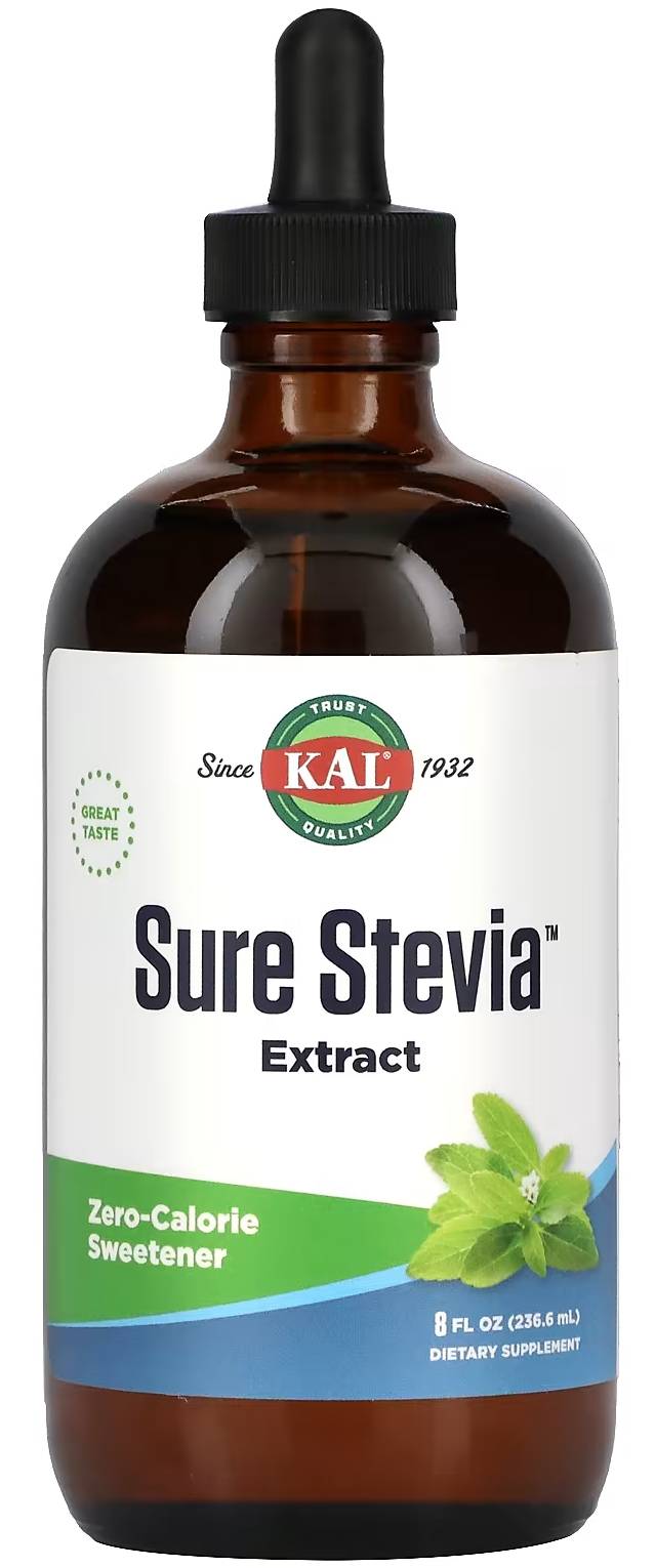 Kal: Sure Stevia Extract Liquid 8 oz