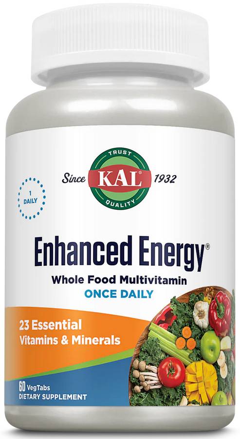 enhanced energy once daily multiple vitamin and mineral supplement